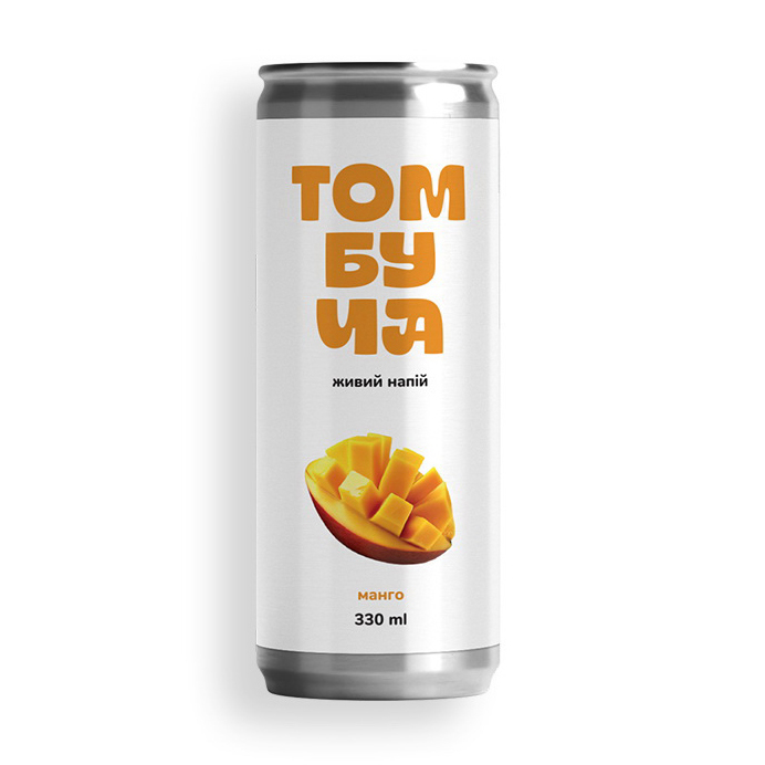 Комбуча, TOM peanut butter, 330 мл (Манго)