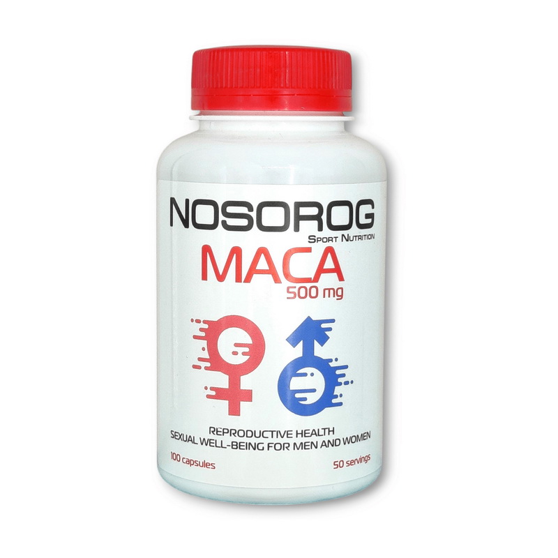 Мака перуанська, NOSOROG Maca, 100 капсул