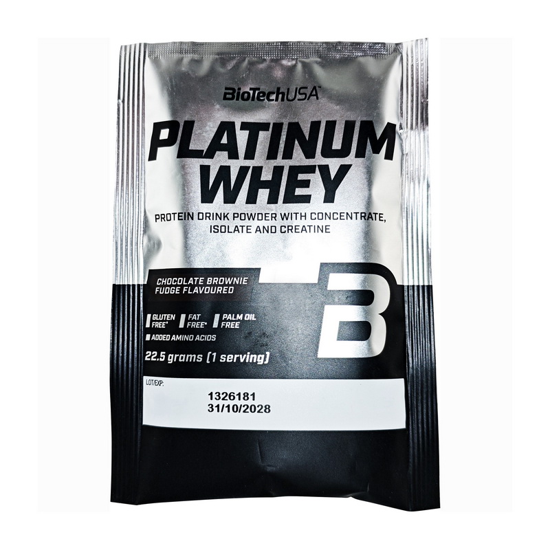 BioTech Platinum Whey (22,5 g, chocolate brownie fudge)