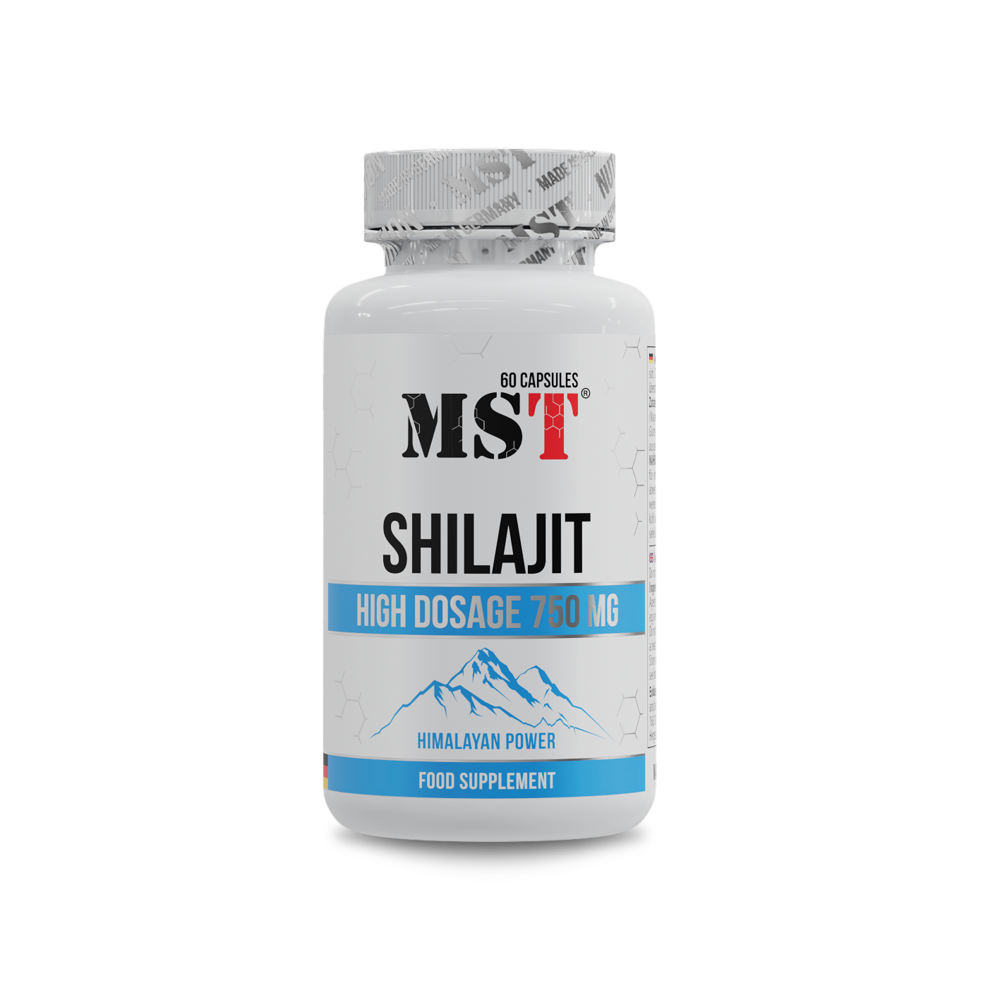 Шиладжит, MST Shilajit, 750 мг, 60 капсул