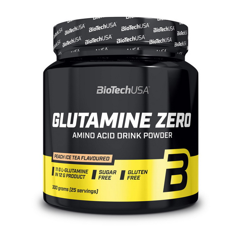 Глютамін, BioTech Glutamine Zero, 300 г (Лимон)