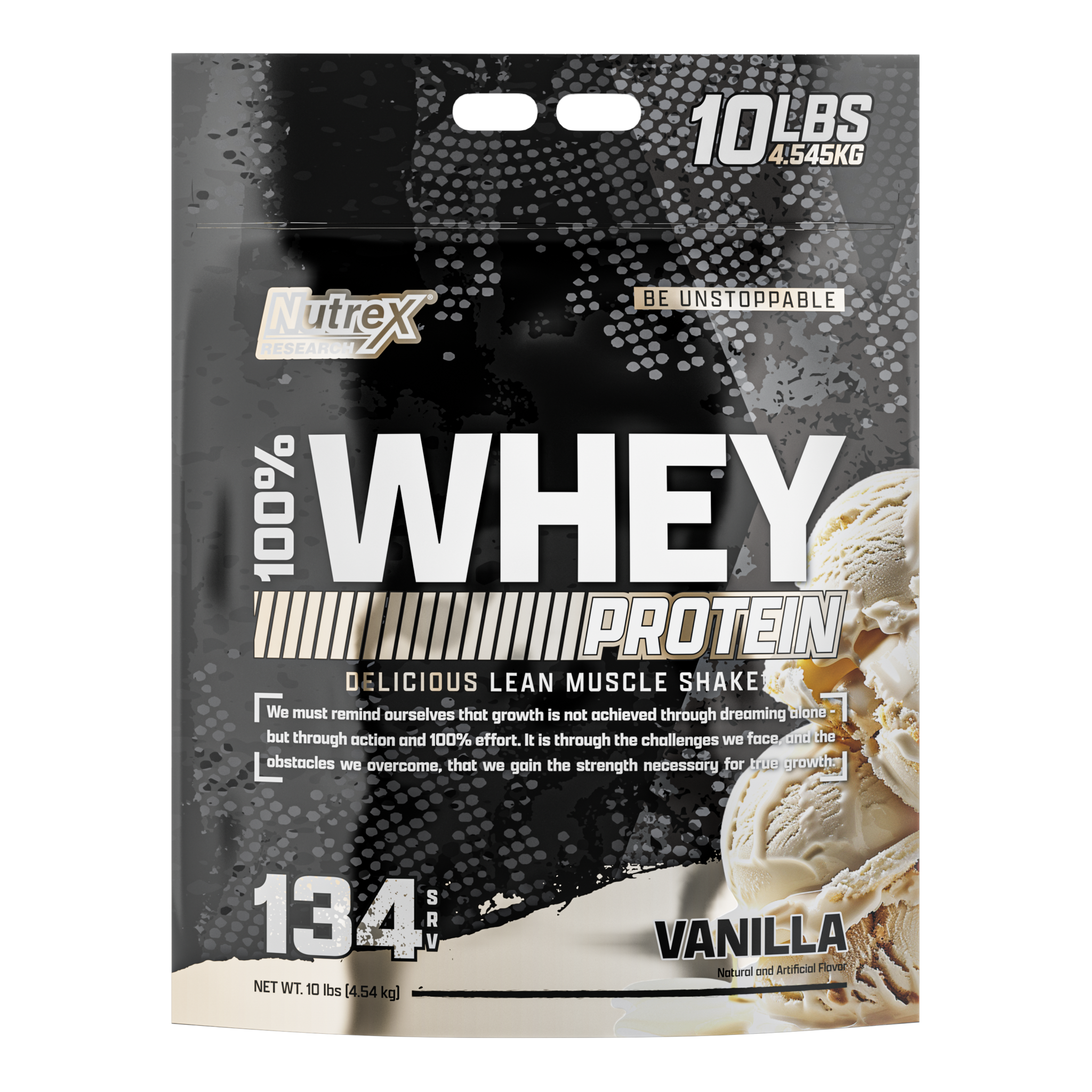 Сироватковий протеїн, Nutrex 100% Whey, 4545 г (Ваніль)
