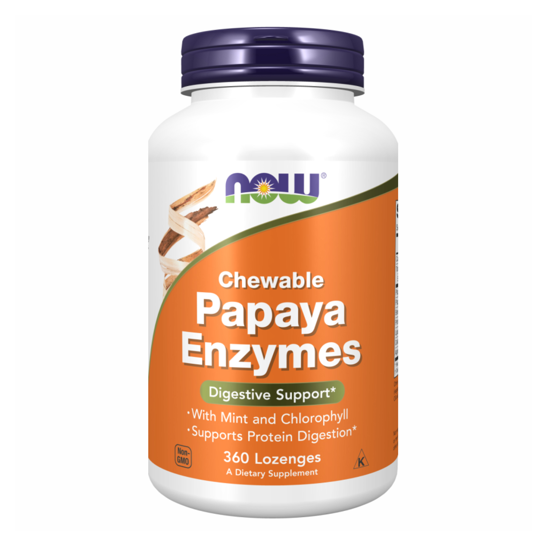 Травні ферменти папаї, Now Foods Papaya Enzymes, 360 пастилок