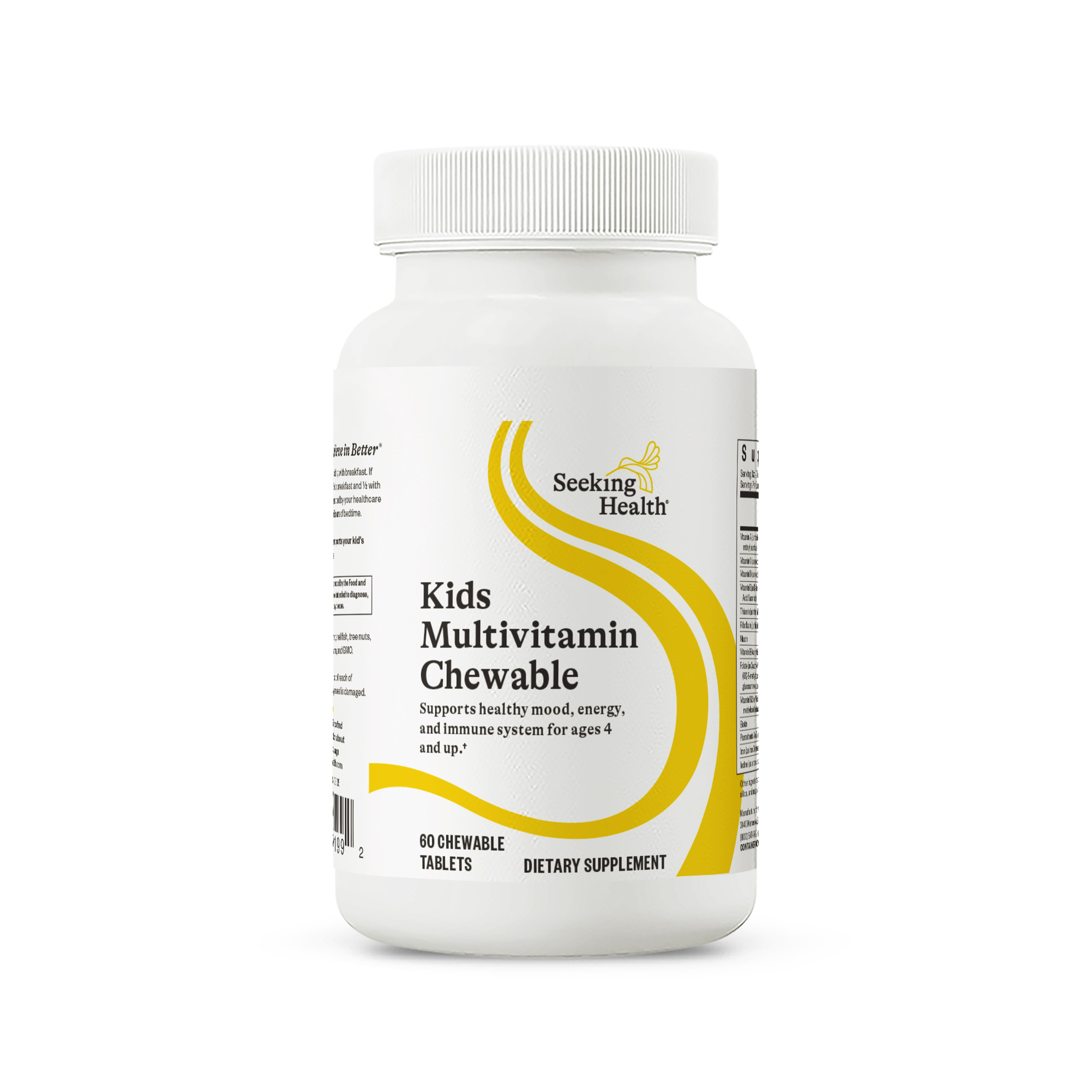 Мультивітаміни для дітей від 4 років, Kids Multivitamin Chewable, Seeking Health, 60 жувальних таблеток