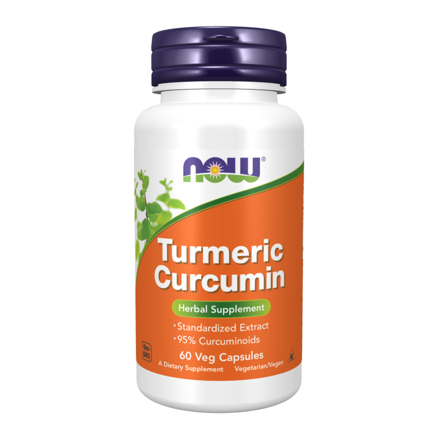 Куркума та куркумін, Now Foods Turmeric Curcumin, 665 мг, 60 вегетаріанських капсул