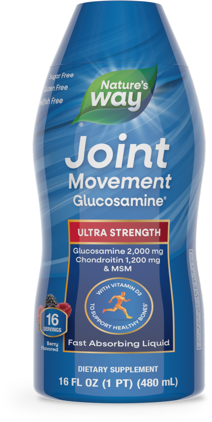 Глюкозамін для здоров'я суглобів, Nature's Way Joint Movement Glucosamine, 480 мл
