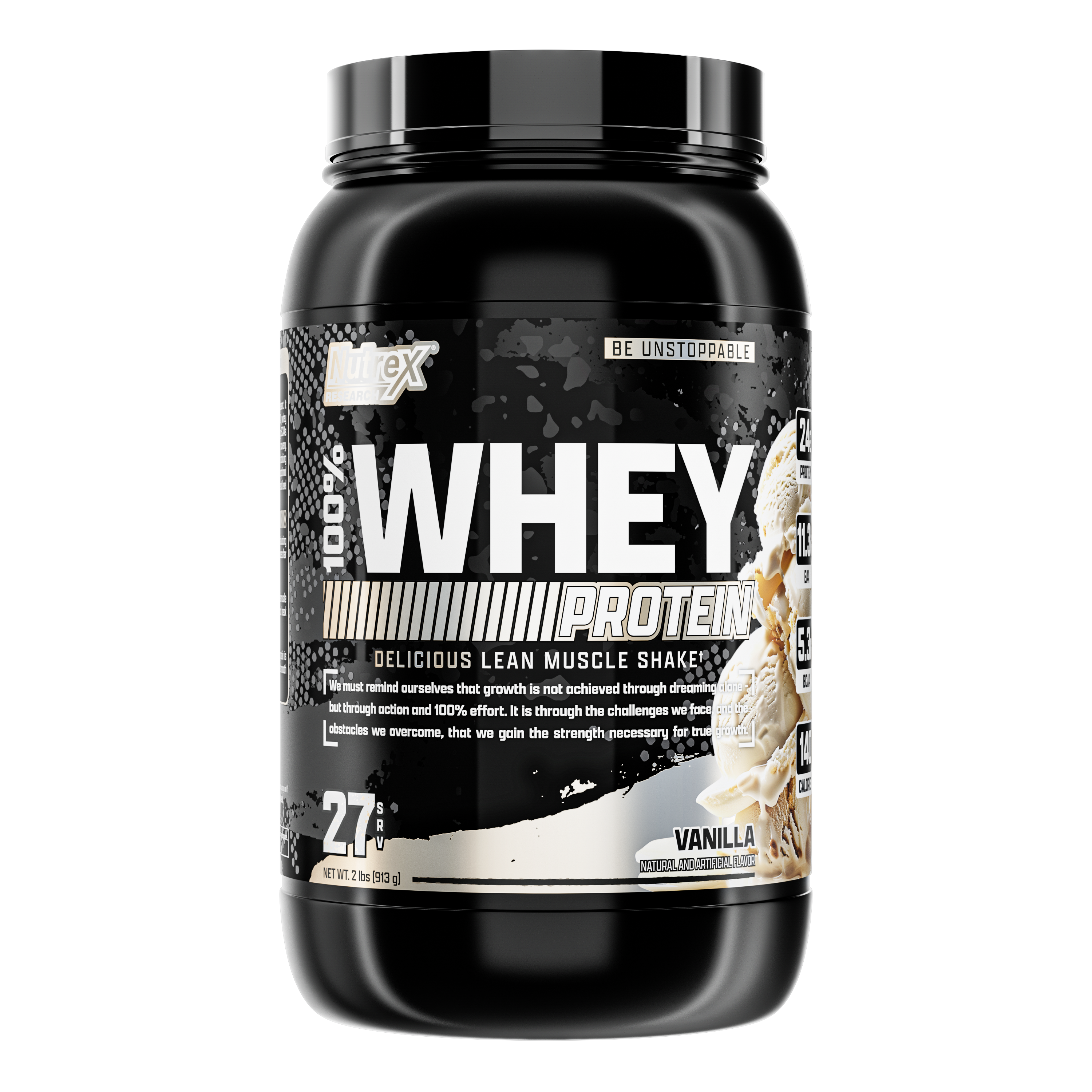 100% Whey Protein - 913g Vanilla