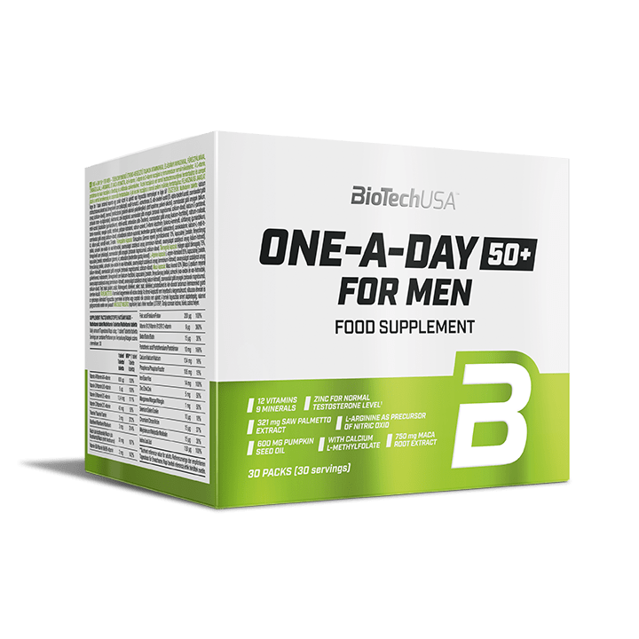 Мультивітаміни для чоловіків 50+, BioTech One-A-Day 50+ For Men, 30 саше