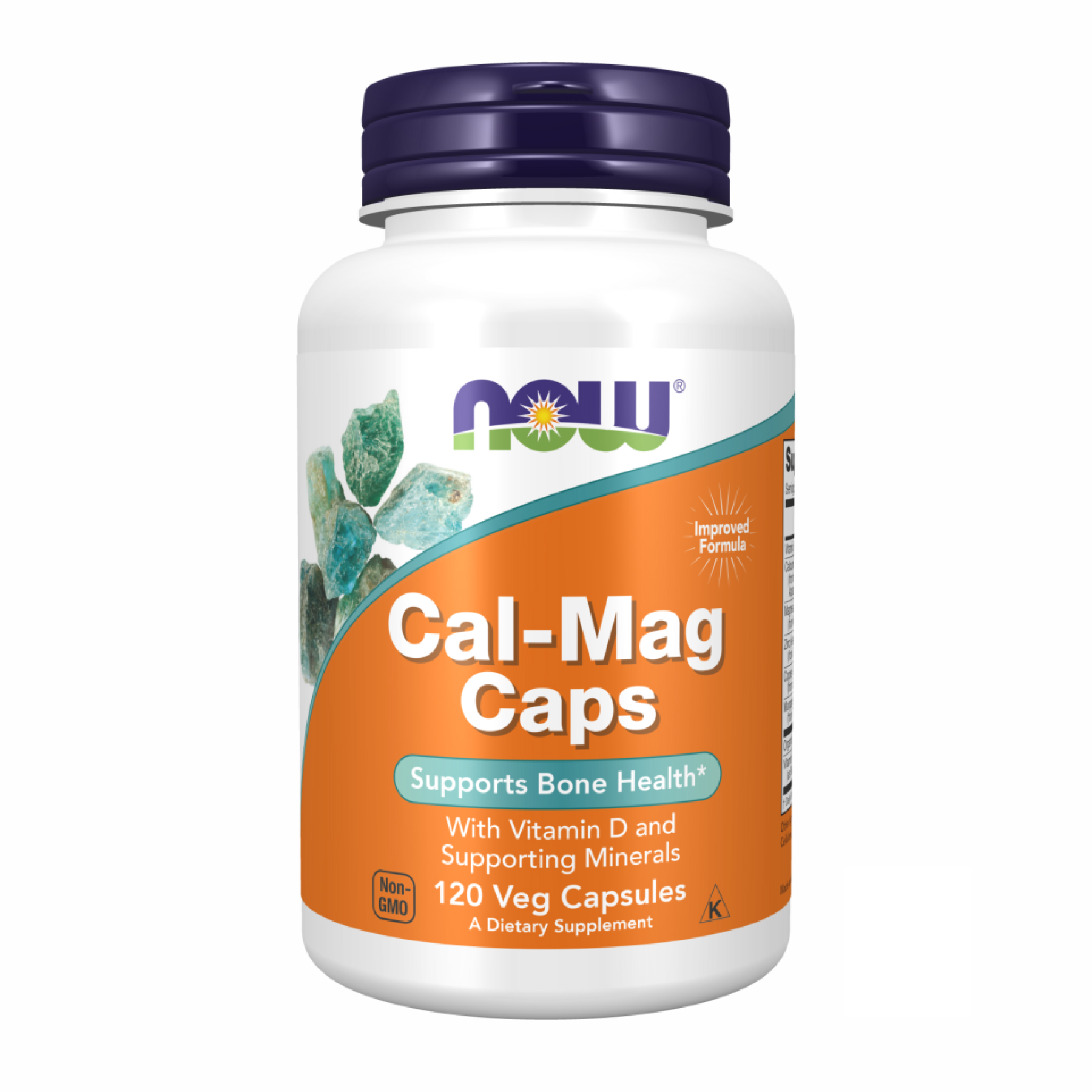 Кальцій та магній, Now Foods Cal-Mag Caps, 120 капсул