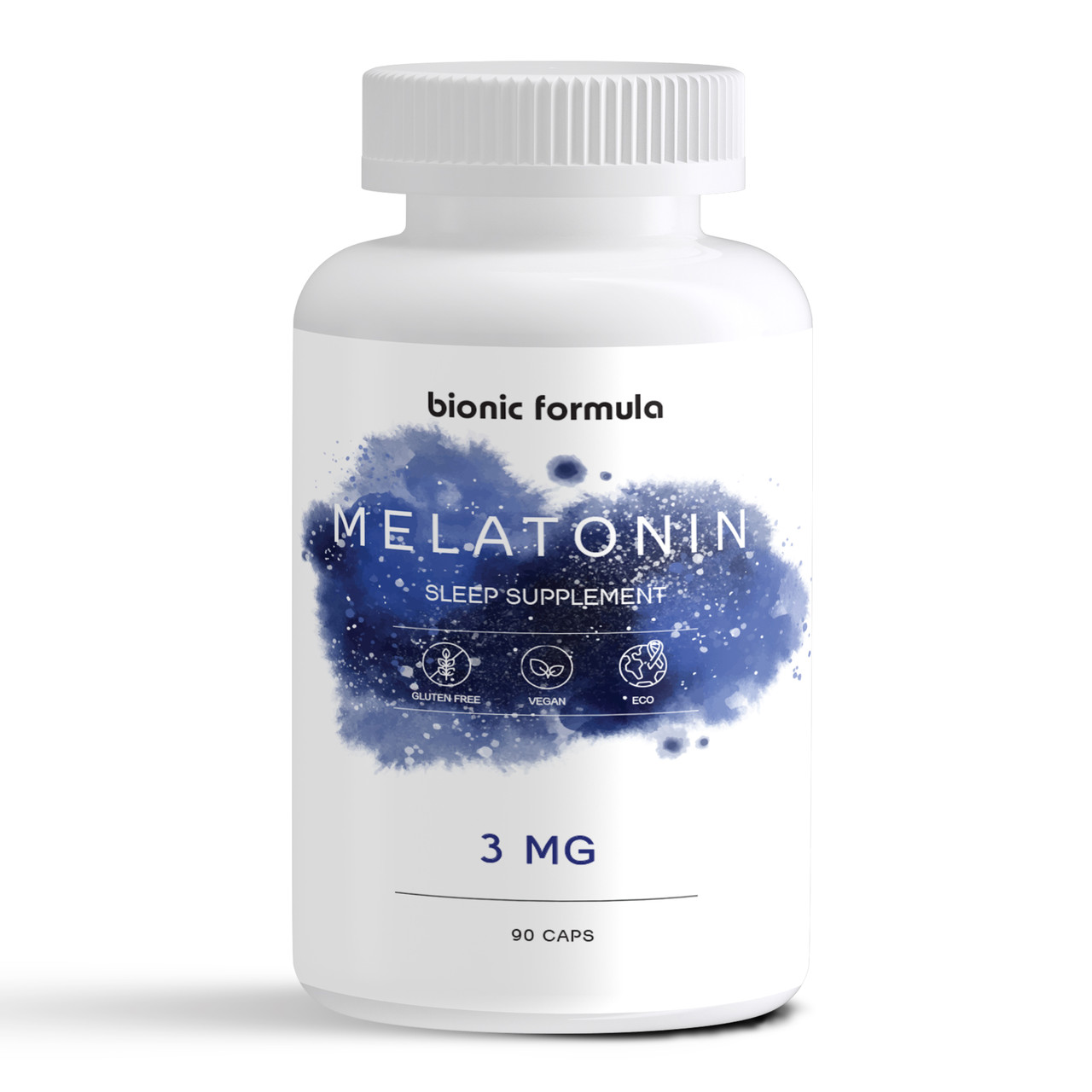 Мелатонін для міцного сну, Bionic formula, 3 мг, 90 капсул