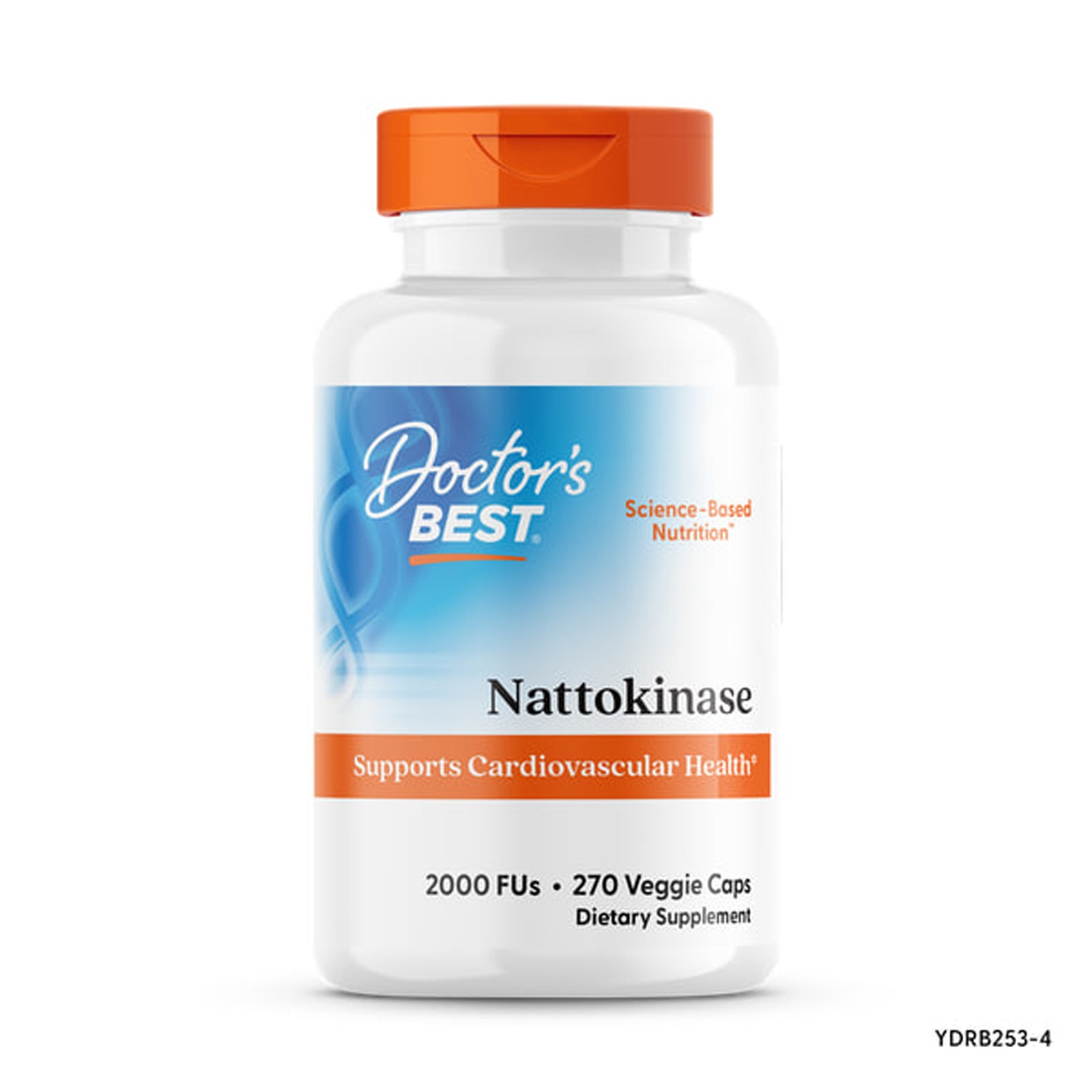 Наттокіназа, Doctor's Best Nattokinase, 270 вегетаріанських капсул