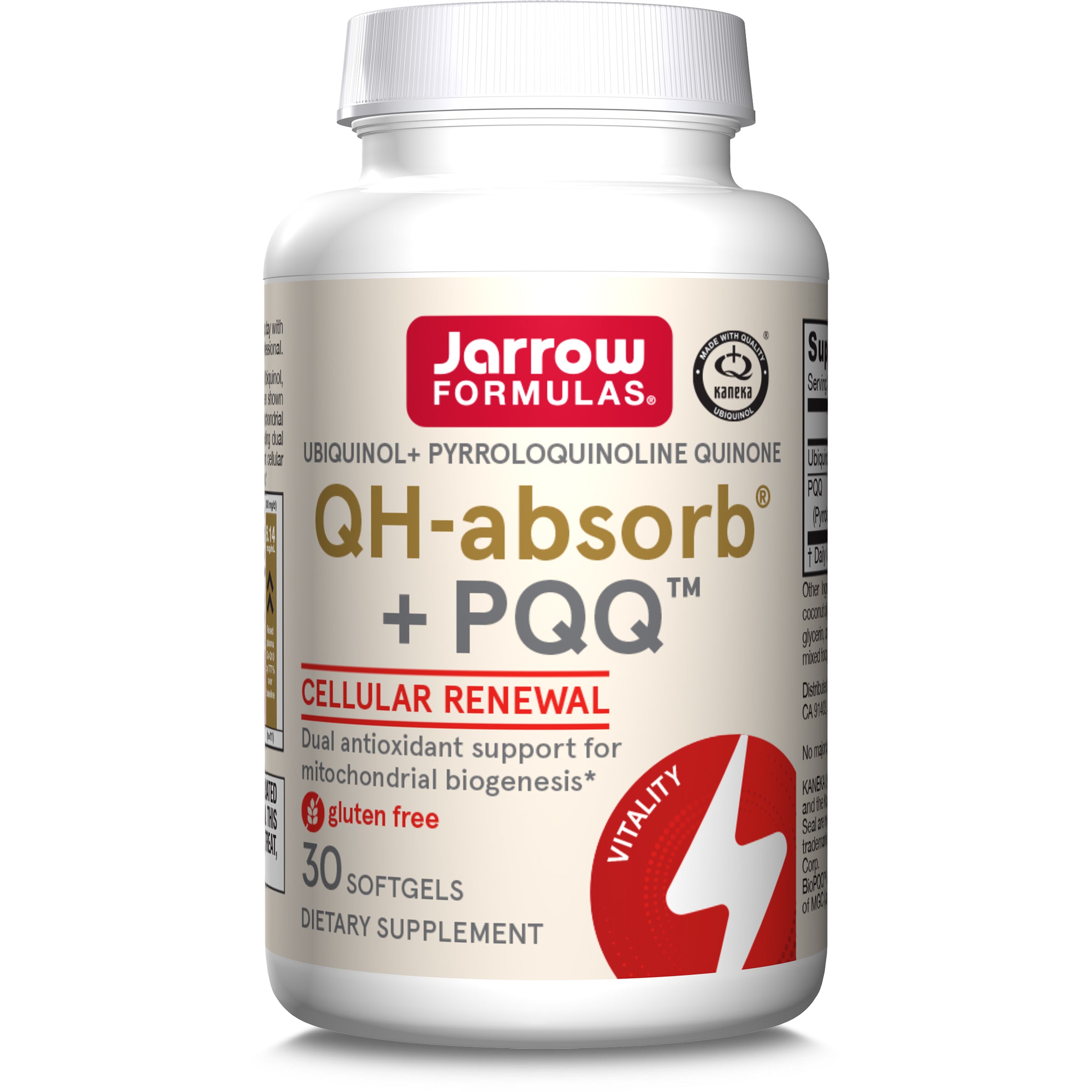 Убіхінол і пірролохінолінхінон, Ubiquinol, QH + PQQ, Jarrow Formulas, 30 кап.