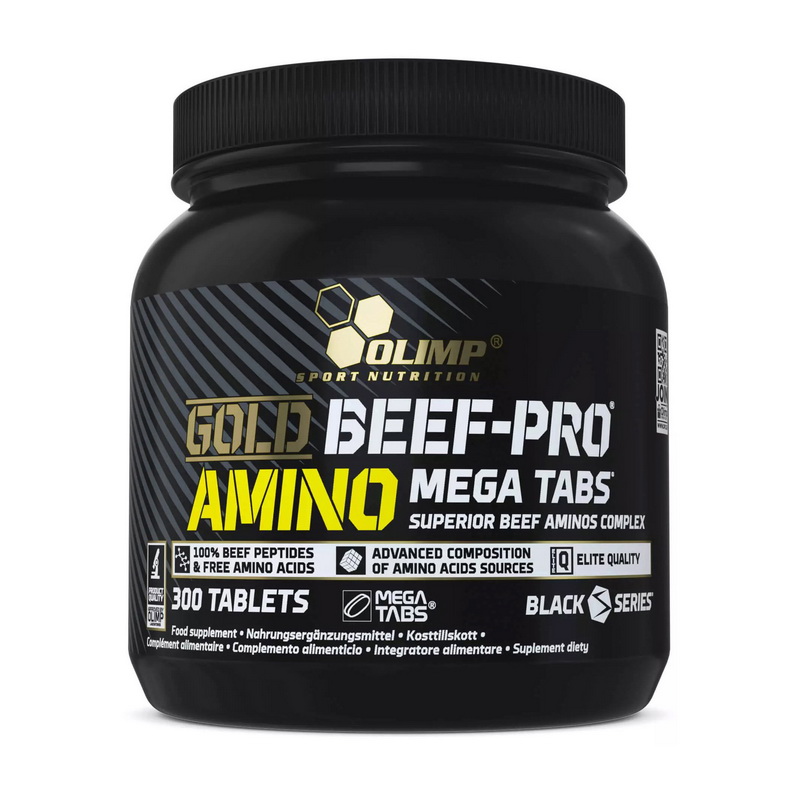 Амінокислоти яловичі, Olimp Nutrition Gold BEEF-PRO Amino, 300 таблеток