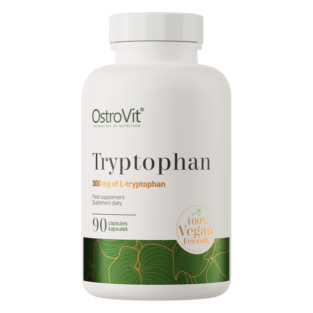 Триптофан, OstroVit TRYPTOPHAN VEGE, 90 веганських капсул