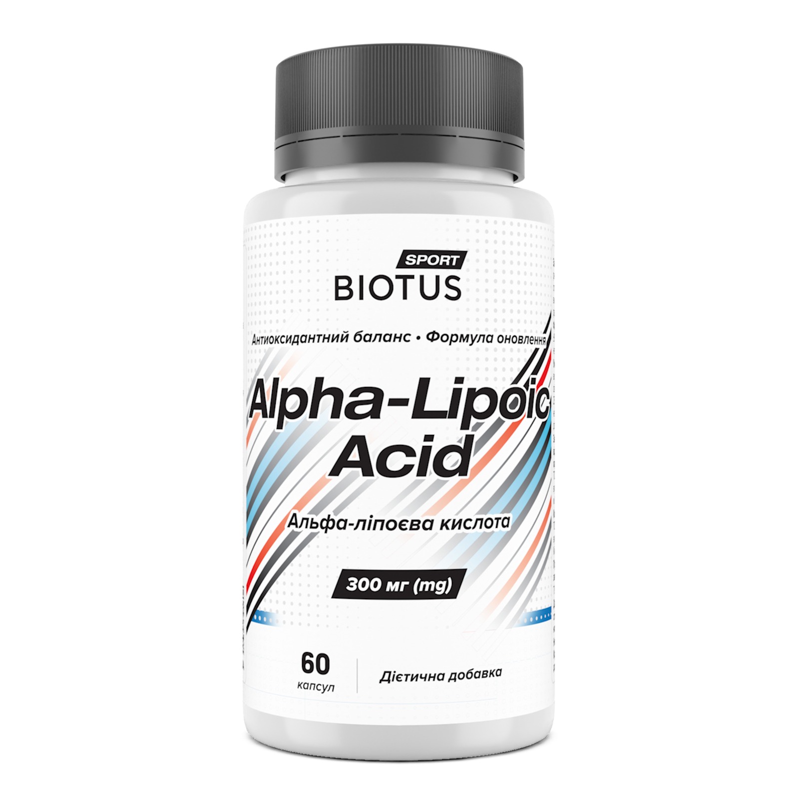 Альфа-ліпоєва кислота, Biotus Alpha Lipoic Acid, 60 капсул