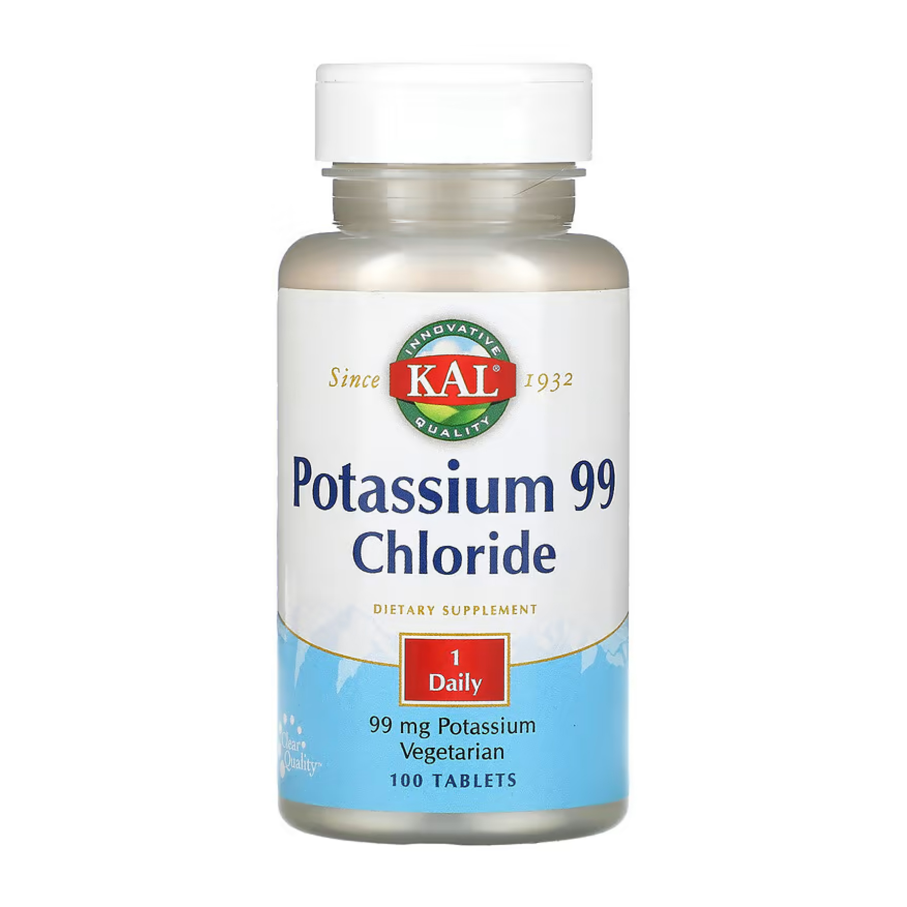 Калій хлорид, Kal Potassium 99 Chloride, 100 таблеток