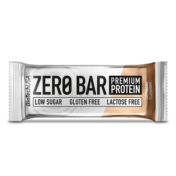 Протеїновий батончик, BioTech Zero Bar, 50 г (капучино)