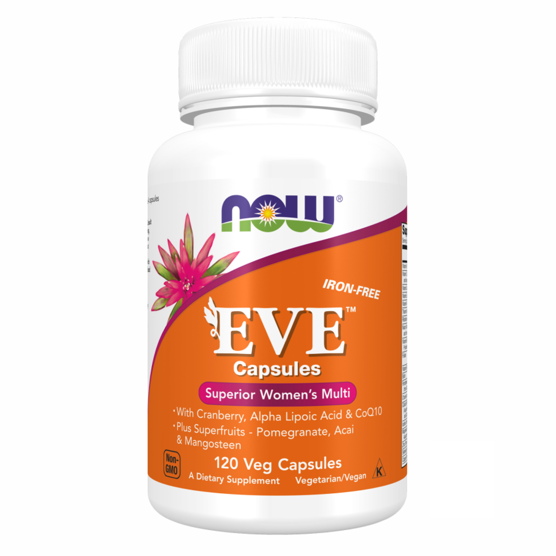 Мультивітаміни для жінок, Now Foods Eve Women's Multi, 120 вегетаріанських капсул
