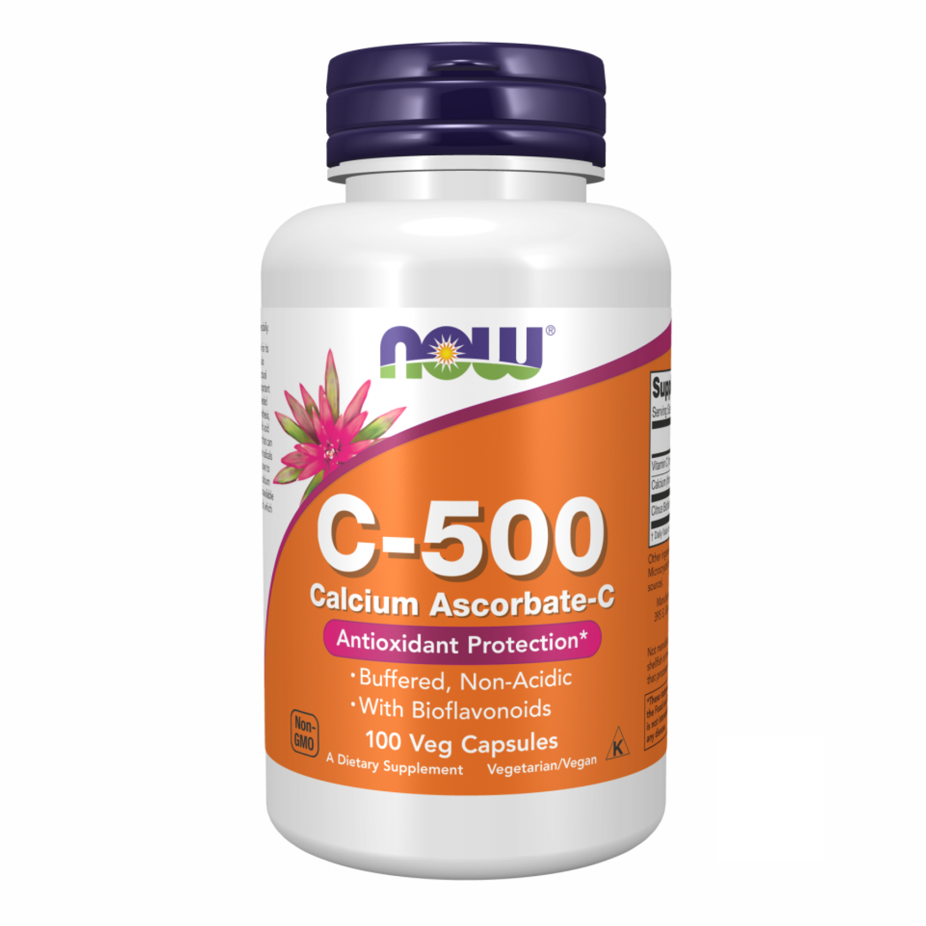 NOW C-500 Calcium Ascorbate-C (100 caps)