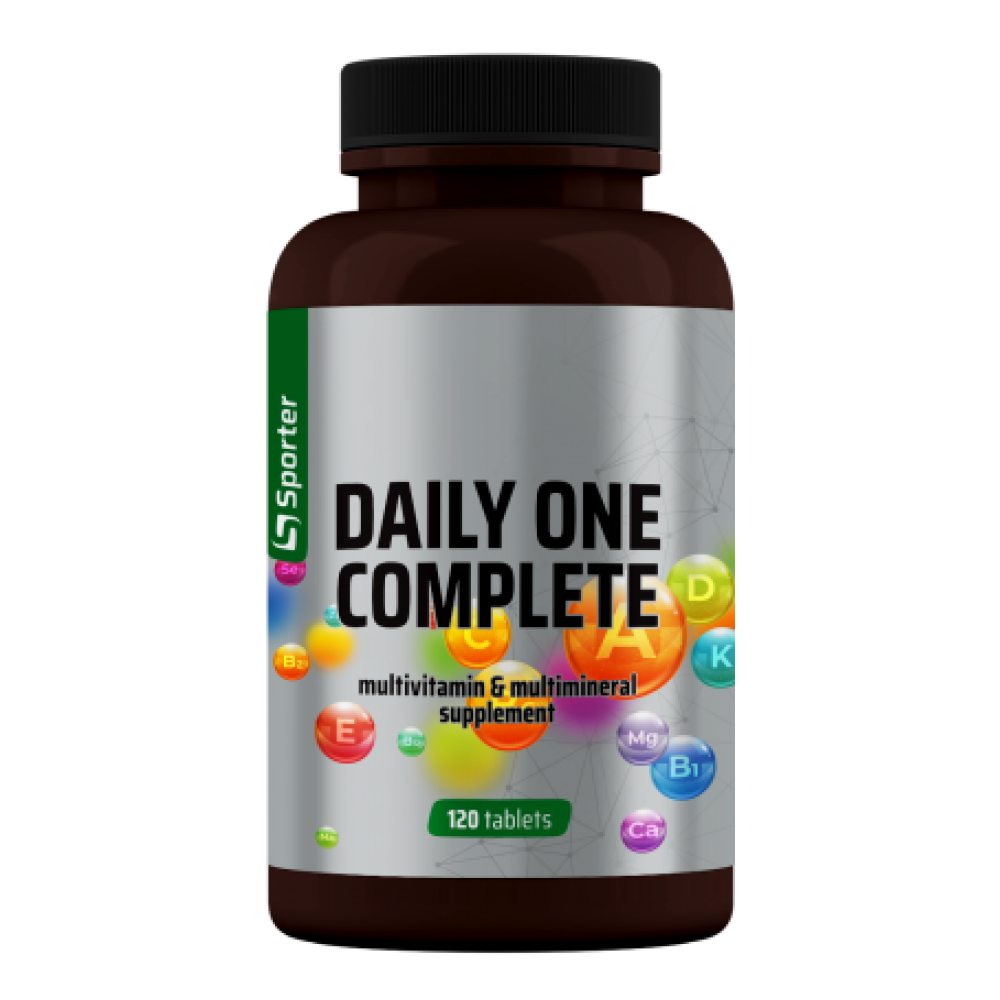 Мультивітаміни, Sporter Daily One Complete, 120 таблеток