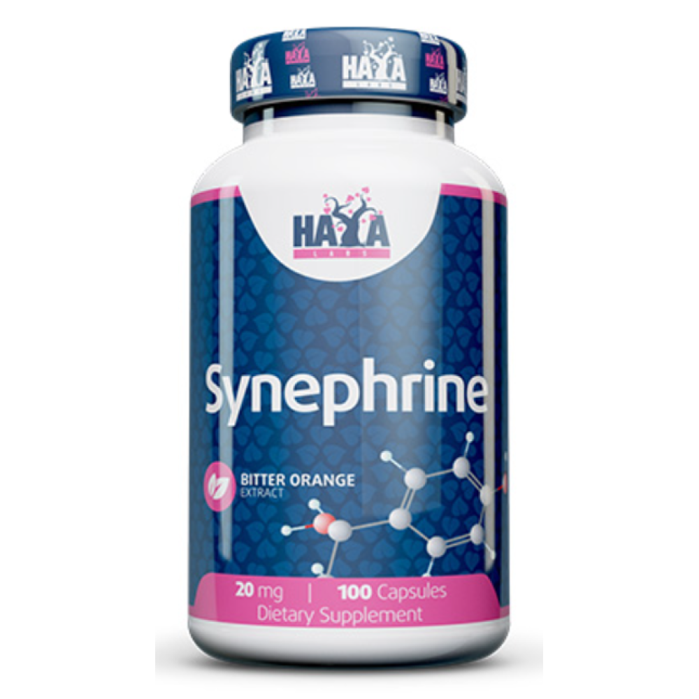 Синефрин, Haya Labs Synephrine, 20 мг, 100 капсул