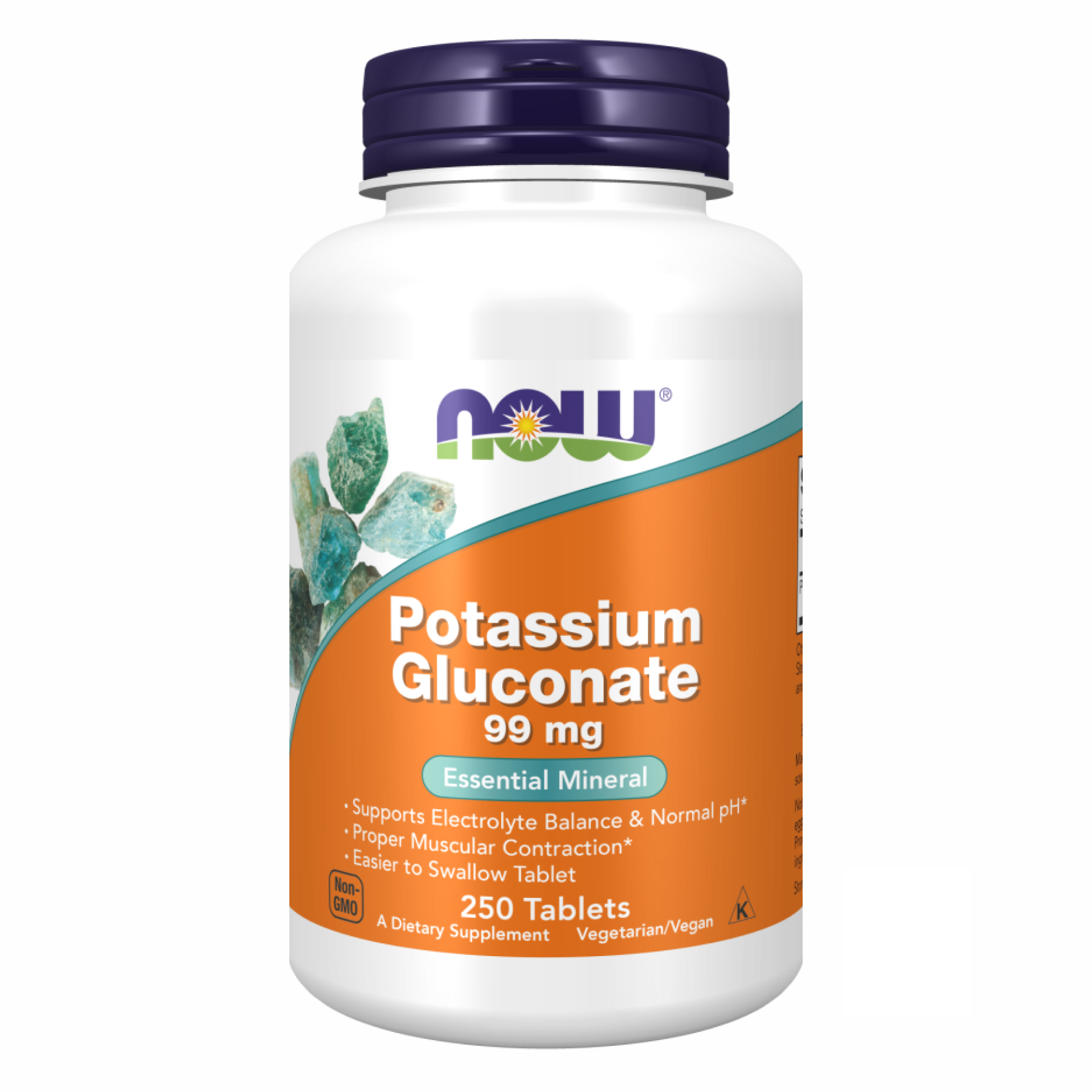 NOW Potassium Gluconate 99 mg (250 tab)