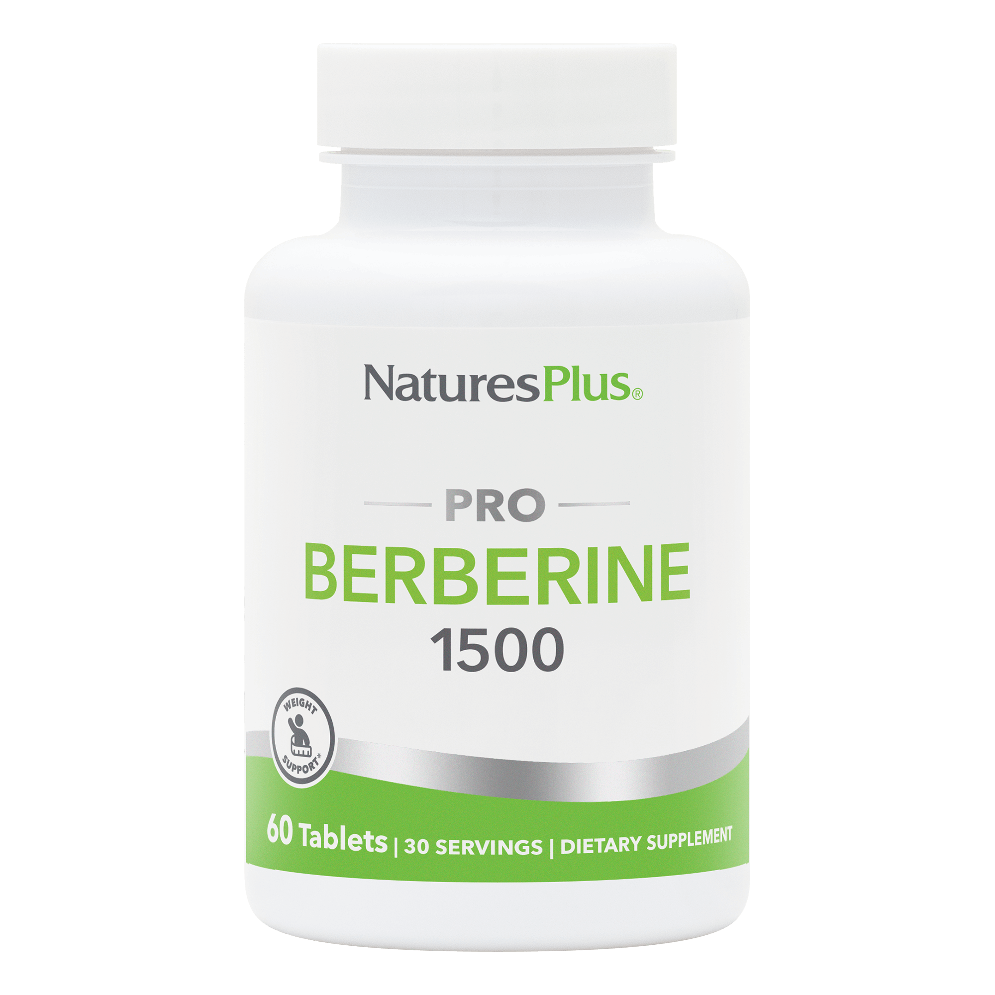 Берберин, Natures Plus Berberine, 1500 мг, 60 таблеток