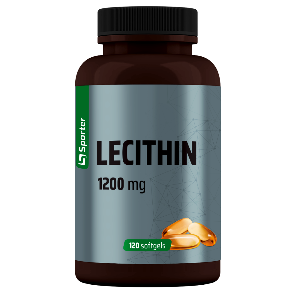 Лецитин, Sporter Lecithin, 1200 мг, 120 м'яких капсул