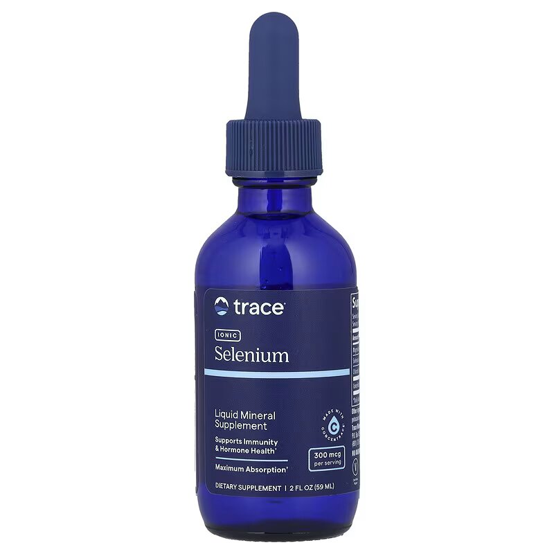Іонний селен, Trace Minerals Research Ionic Selenium, 300 мкг, 59 мл