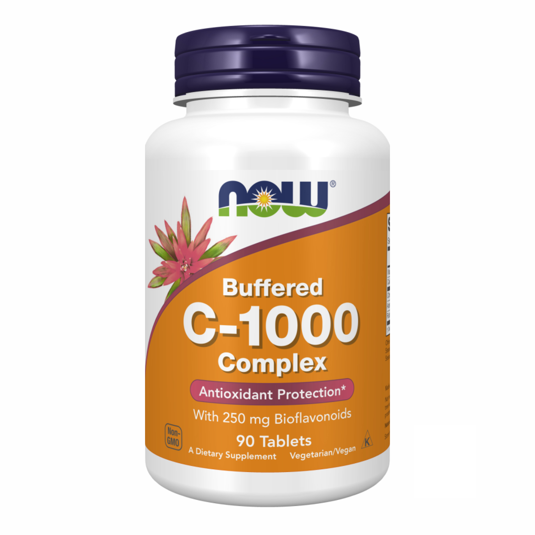 Вітамін C буферизований комплекс, Now Foods Buffered C-1000 Complex, 1000 мг, 90 таблеток