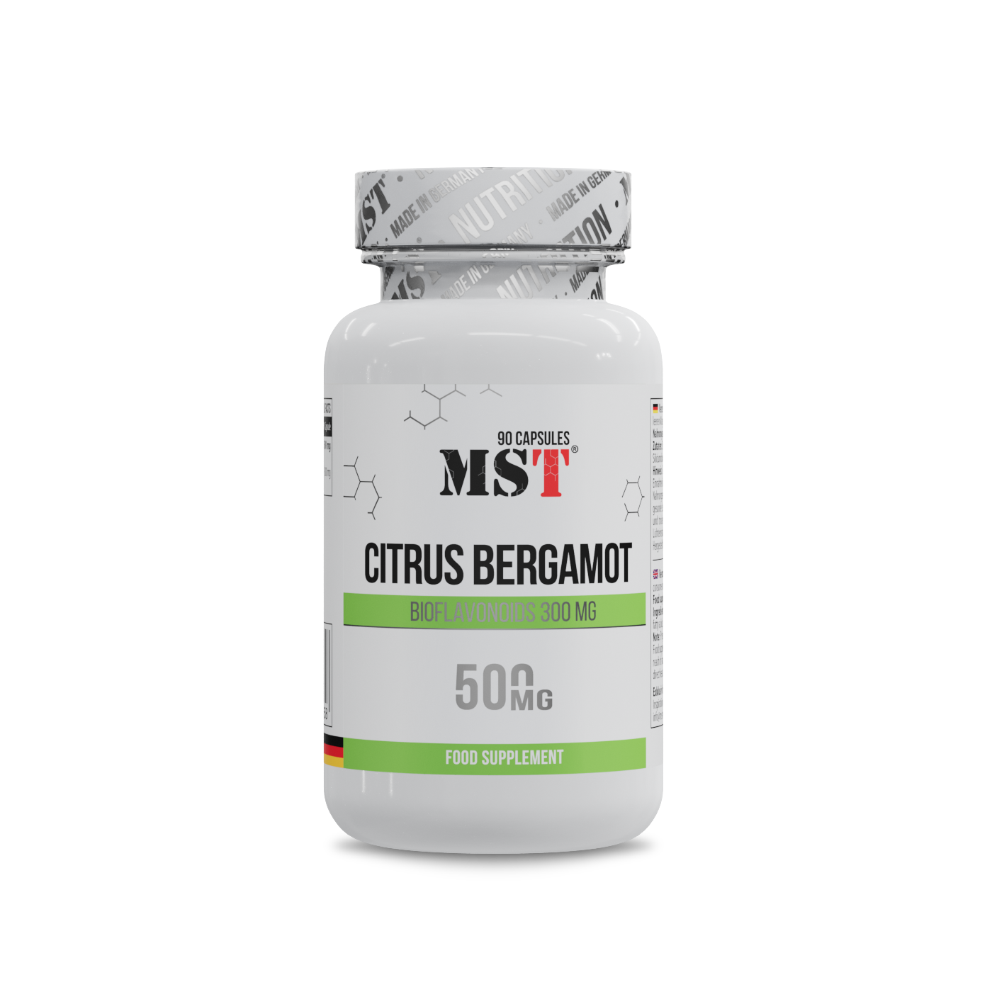 Цитрусовий бергамот, MST Citrus Bergamot 500 mg, 90 капсул