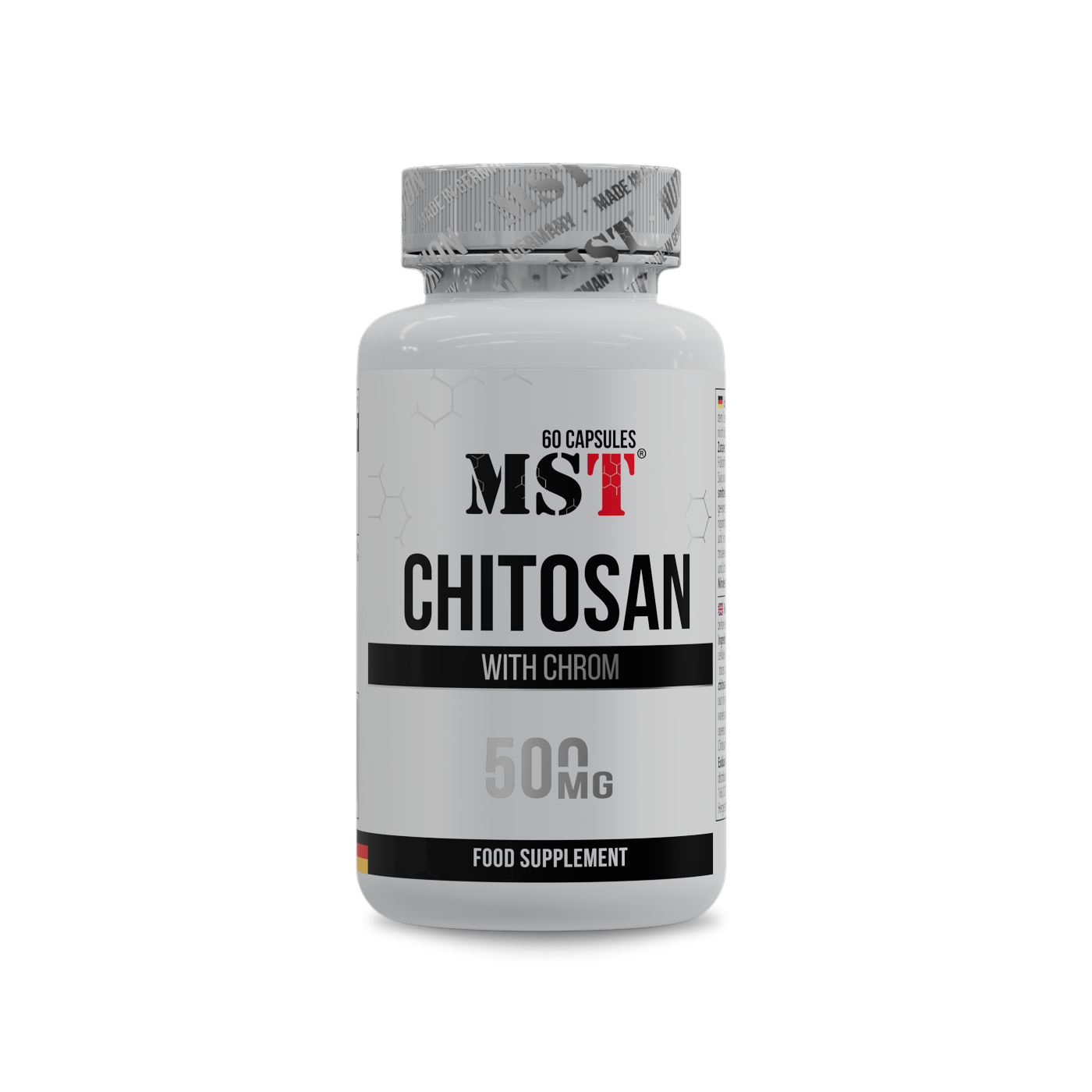 Хітозан з хромом для контролю ваги, MST Chitosan With Chrom, 500 мг, 60 капсул
