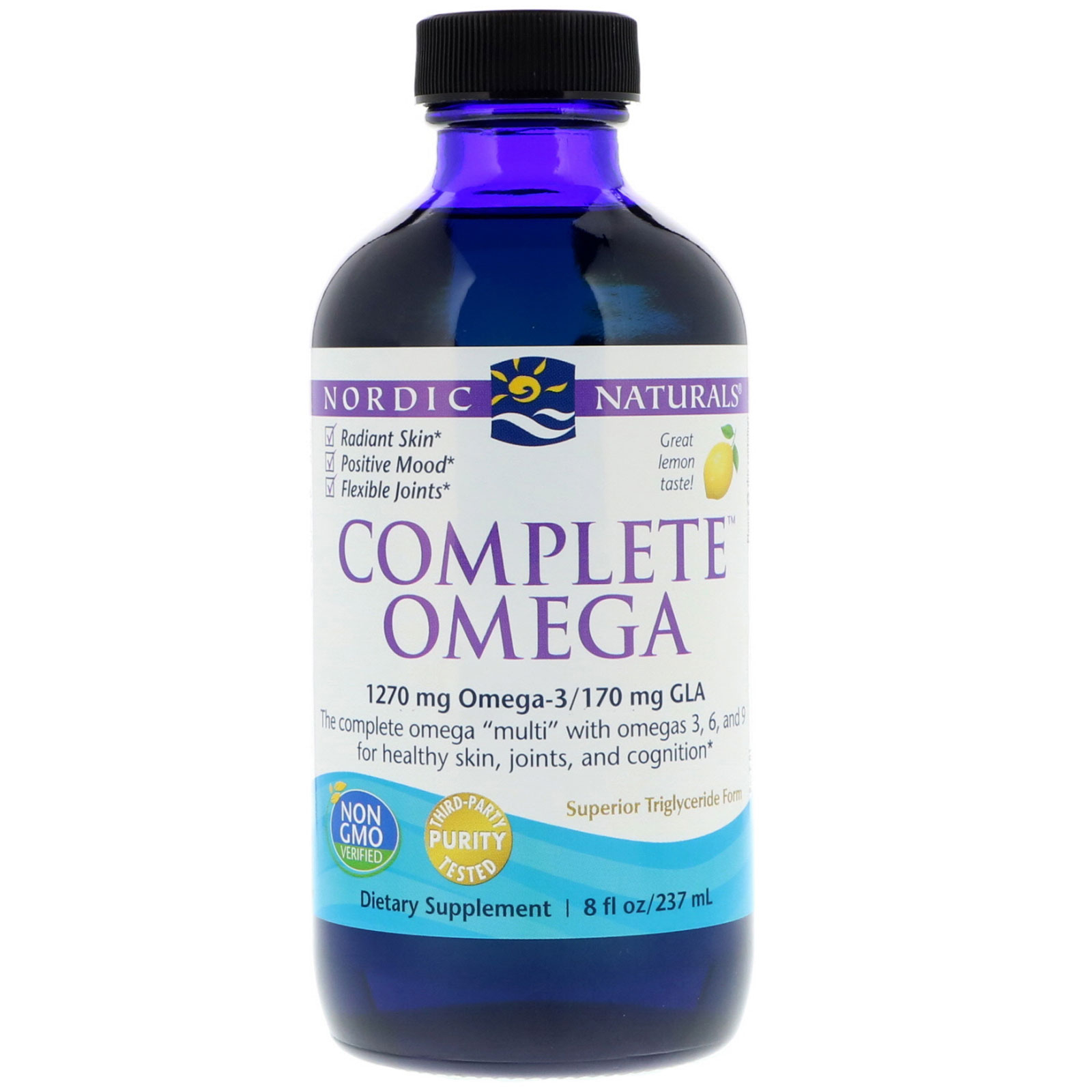 Омега 3-6-9, Nordic Naturals Complete Omega, 237 мл (лимон)