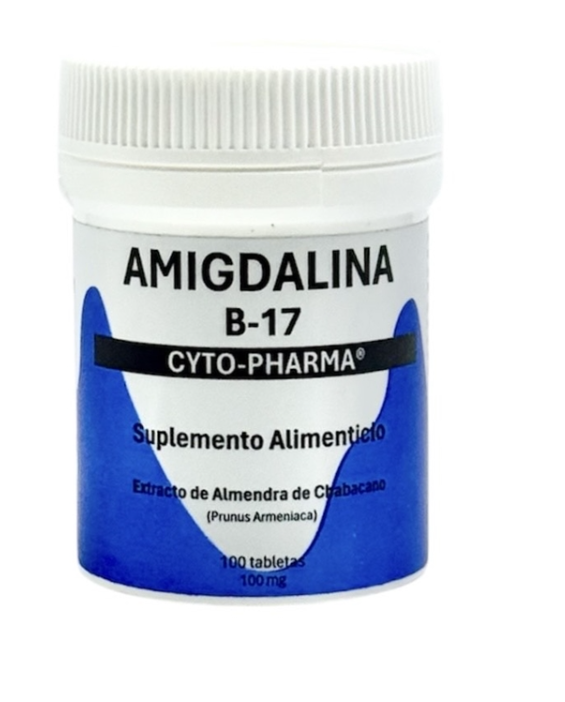 Вітамін B17, Cyto Pharma Amygdalin, 100 мг, 100 таблеток