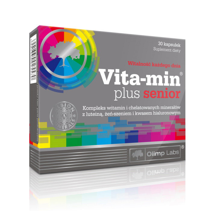 Мультивітаміни для літніх людей, Olimp Nutrition Vita-Min Plus Senior, 30 капсул