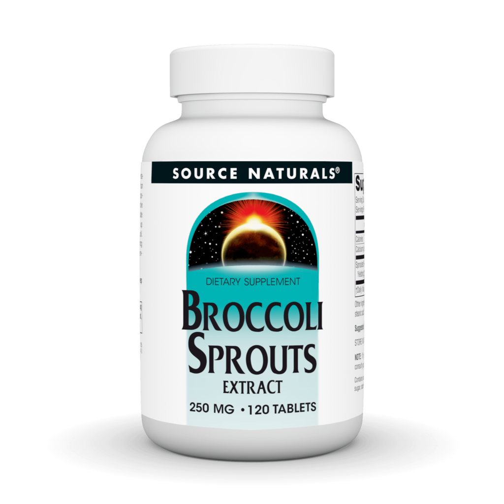 Екстракт броколі, Source Naturals Broccoli Extract, 250 мг, 120 таблеток
