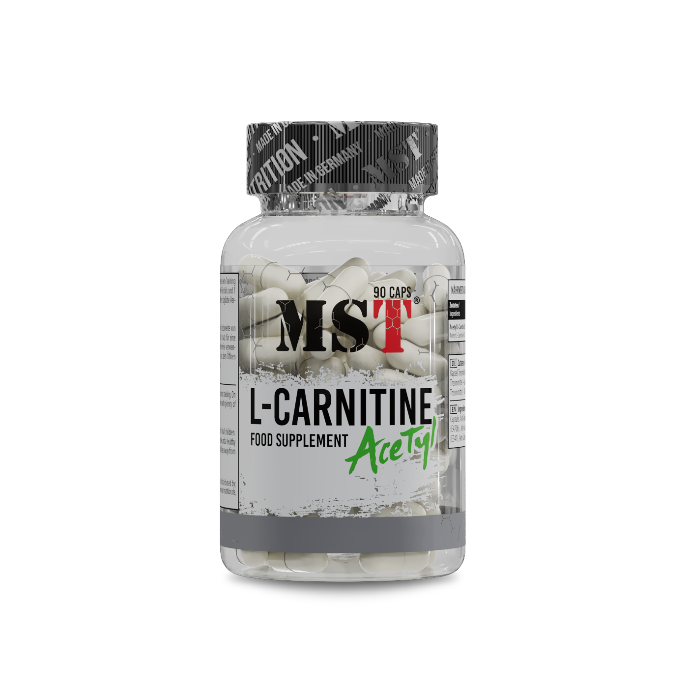 Ацетил L-карнітин, MST L-Carnitine Acetyl, 90 капсул