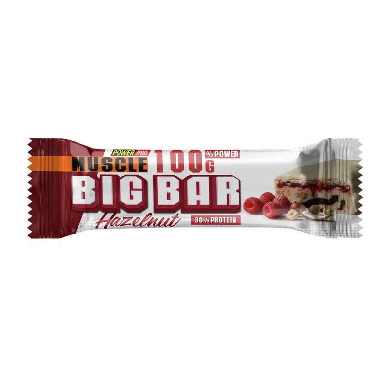 Протеїновий батончик, Power Pro Big Bar, 100 г (Лісовий горіх)