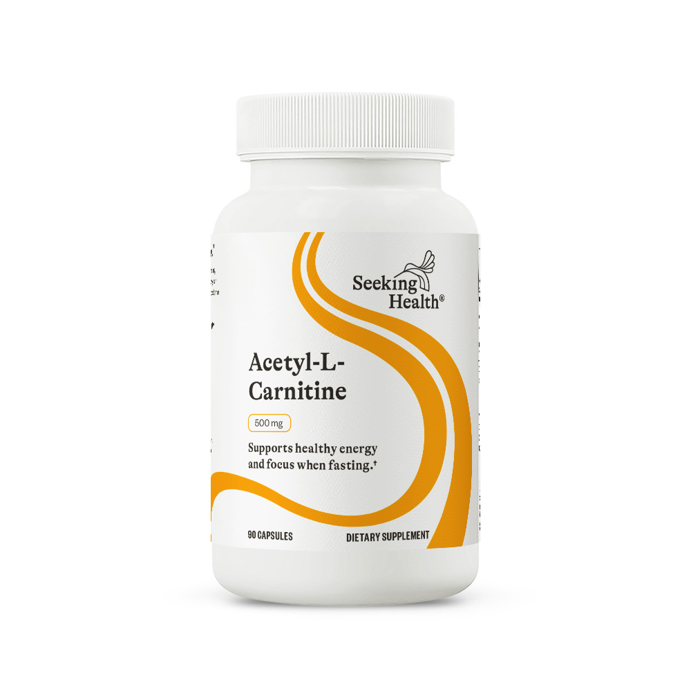 Ацетил-L-Карнітин, 500 мг, Acetyl-L-Carnitine, Seeking Health, 90 вегетаріанських капсул