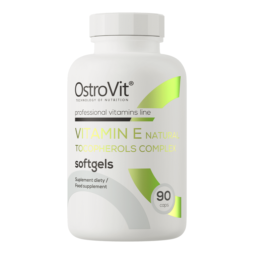 Комплекс натуральних токоферолів з вітаміном Е, OstroVit Vitamin E Natural Tocopherols Complex, 90 капсул