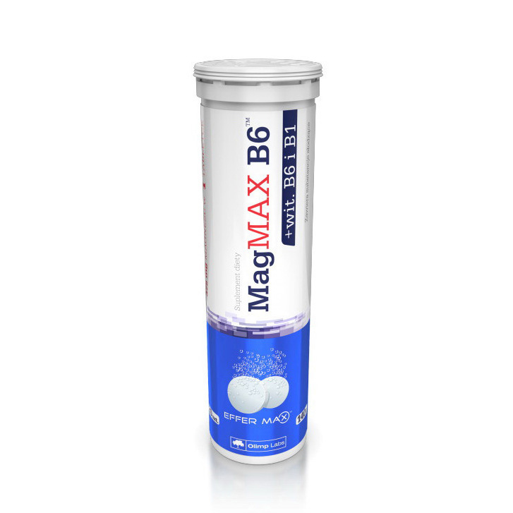 Магній та вітамін B6, Olimp Nutrition MagMax B6, 20 таблеток (Апельсин)