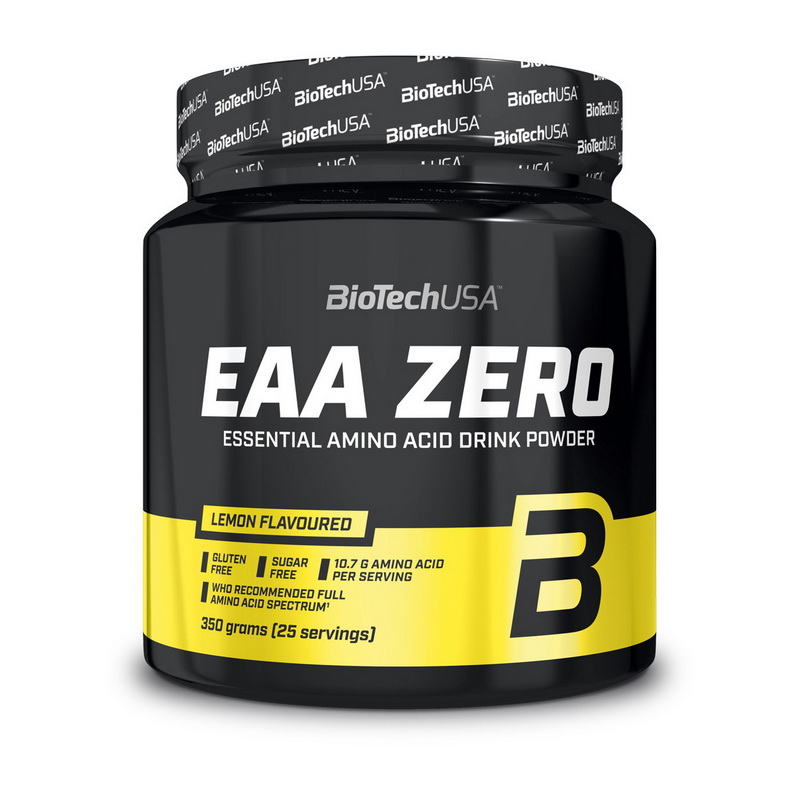 Амінокислоти EAA, BioTech EAA ZERO, 330 г (Лимон)