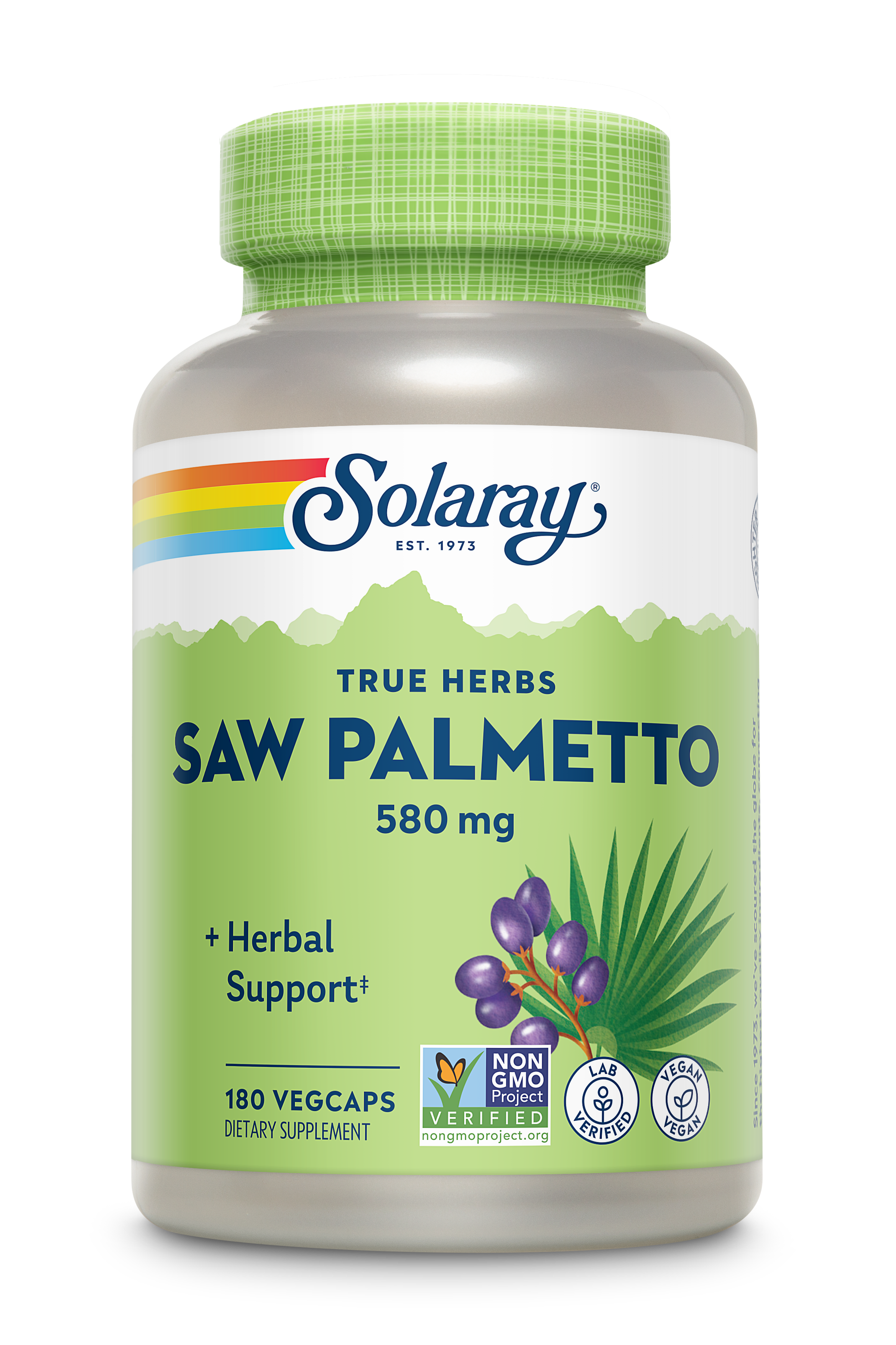 Saw Palmetto Berry 580mg - 180 vcaps