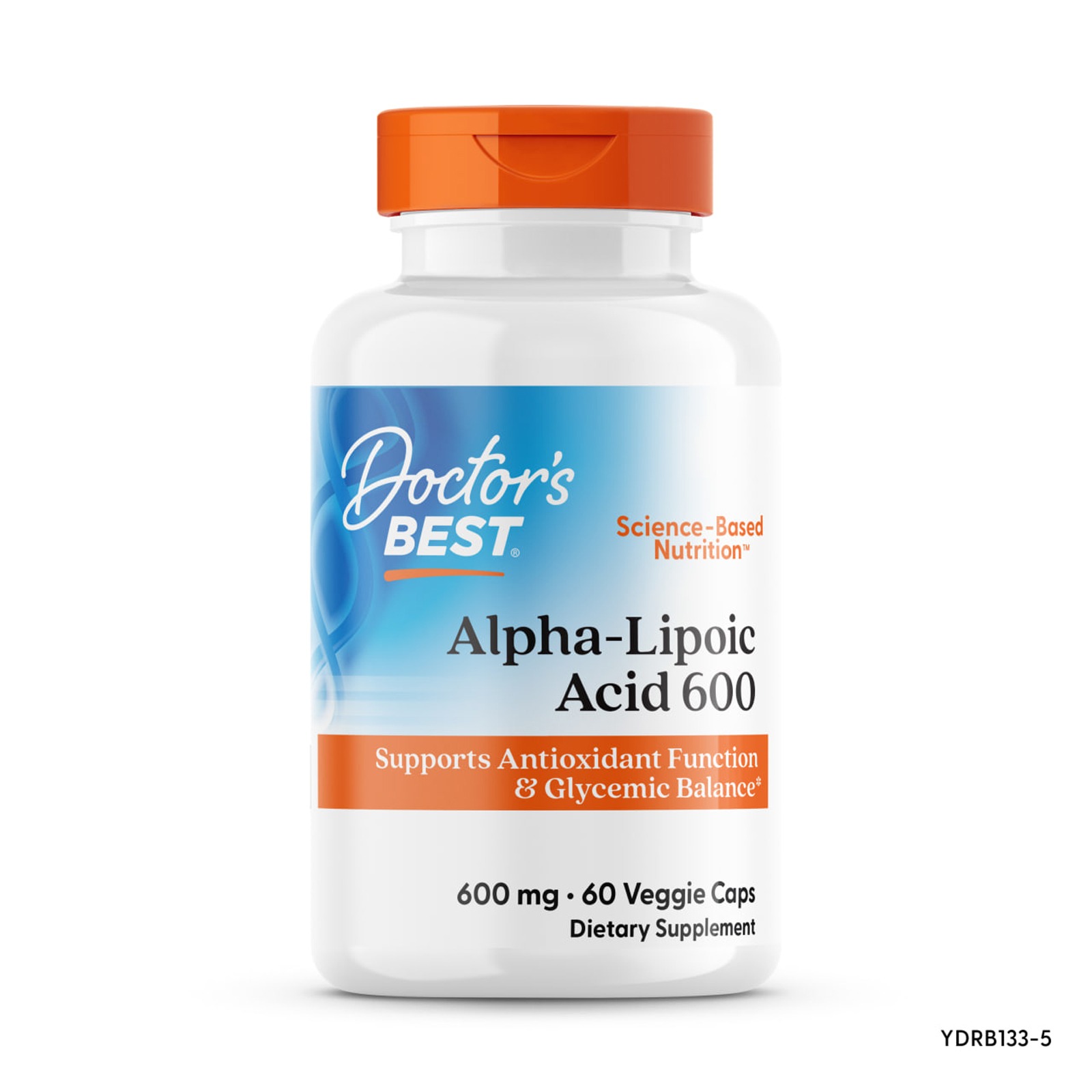 Альфа-ліпоєва кислота, Doctor's Best Alpha-Lipoic Acid, 600 мг, 60 вегетаріанських капсул