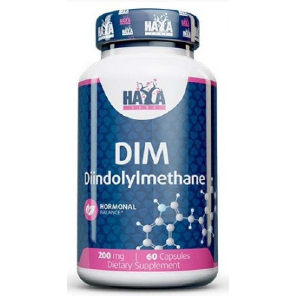 ДІМ (дііндолілметан), Haya Labs DIM, 200 мг, 60 капсул