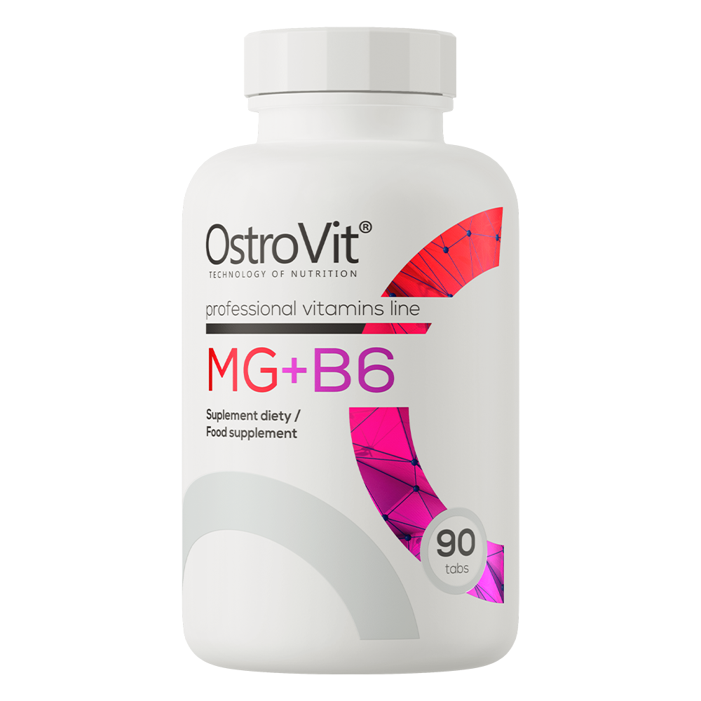 Магній та вітамін B6, OstroVit MG+B6, 90 таблеток (таб.)