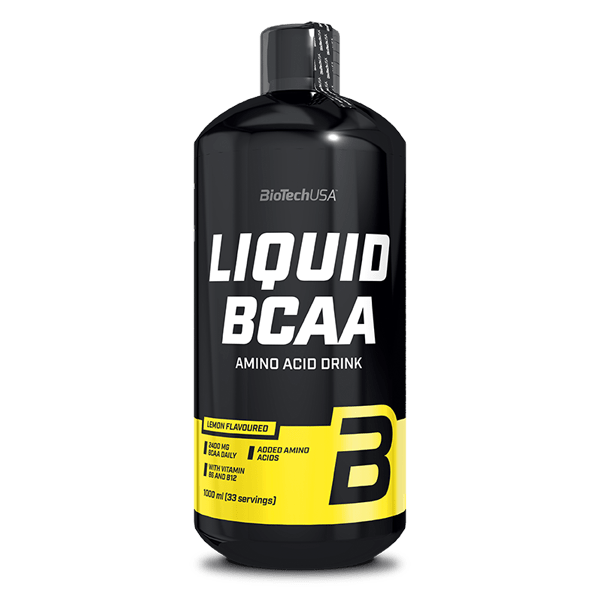 Амінокислоти BCAA, BioTech Liquid BCAA, 1 л (Лимон)