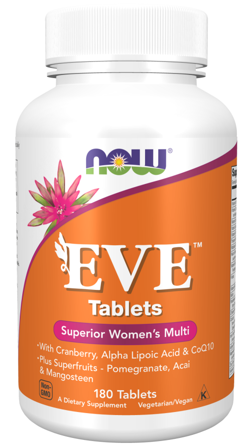 Мультивітаміни для жінок, Now Foods EVE, 180 таблеток