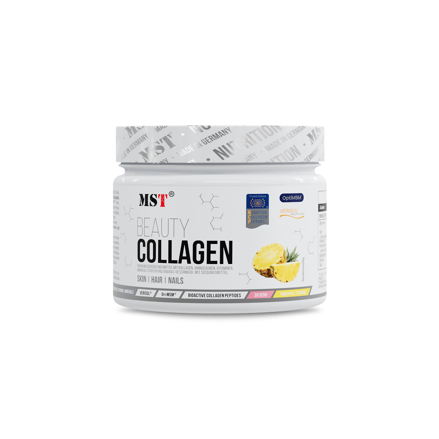 Колаген для краси, MST Beauty Collagen, 225 г (Ананас)