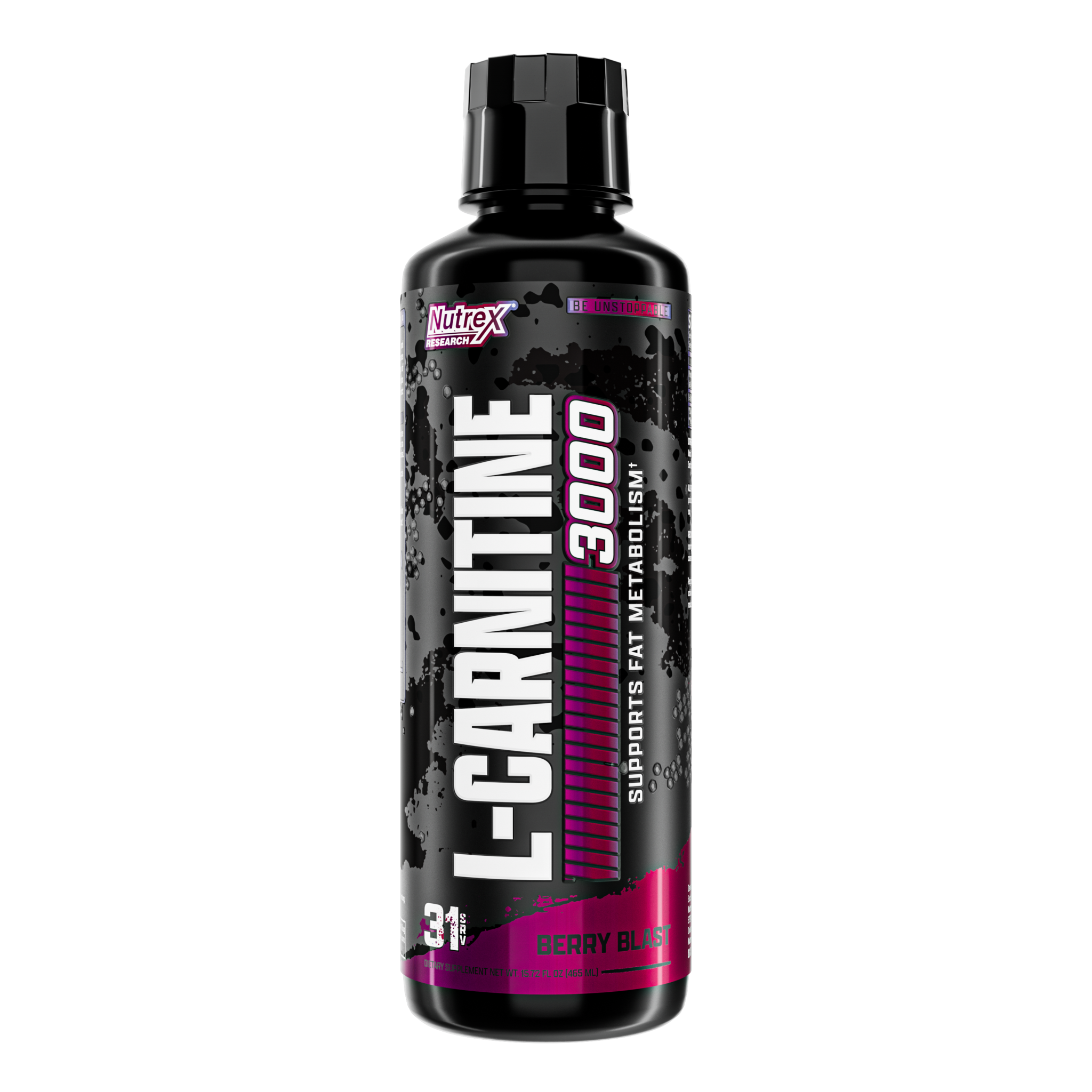 Рідкий Л-карнітин, Nutrex Liquid L-Carnitine 3000, 480 мл (Ягода)